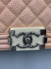 Load image into Gallery viewer, Chanel Small Boy Rainbow Quilted Cuba caviar on chain