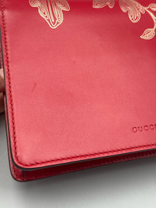 Gucci Mini Dionysus Red painted crossbody on chain