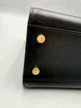 Load image into Gallery viewer, Saint Laurent Monogram Cabas Leather Black small tote with strap