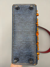 Load image into Gallery viewer, Christian Louboutin Mini Paloma Denim Embellished tote with strap