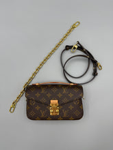 Load image into Gallery viewer, Louis Vuitton East West Pochette metis monogram with strap and chain