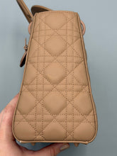 Load image into Gallery viewer, Christian Dior Ultra Matte Monochrome Cannage Medium Lady Dior tote with strap