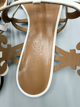 Load image into Gallery viewer, Hermes white Karlotta sandals - size 37