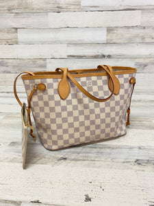 Louis Vuitton Neverfull PM azur with pouch