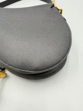 Load image into Gallery viewer, Christian Dior Black Medium Saddle bag with strap