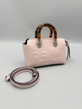 Load image into Gallery viewer, Fendi Vitello King Plexiglass Logo Embossed Mini By The Way Top Handle crossbody