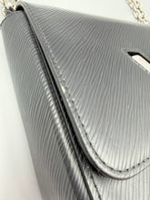 Load image into Gallery viewer, Louis Vuitton Black Epi Twist MM on chain