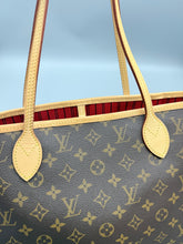 Load image into Gallery viewer, Louis Vuitton Neverfull MM monogram with red interior