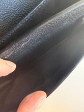Load image into Gallery viewer, YSL Small Sunset black flap crossbody on chain