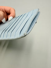Load image into Gallery viewer, Prada Blue Card wallet with zip