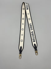 Load image into Gallery viewer, Louis Vuitton Blue from Diane Bicolore Bandouliere guitar strap (not adjustable)