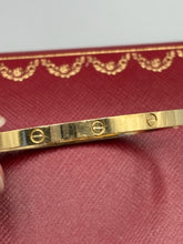 Load image into Gallery viewer, Cartier 18k yellow gold Small Love Bracelet - size 15