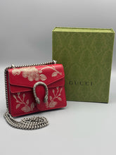 Load image into Gallery viewer, Gucci Mini Dionysus Red painted crossbody on chain