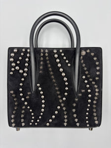 Christian Louboutin Mini Paloma Suede Embellished tote with strap
