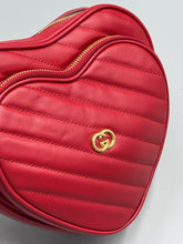 Load image into Gallery viewer, Gucci Red Heart Interlocking crossbody bag