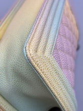 Load image into Gallery viewer, Chanel Small Boy Rainbow Quilted Cuba caviar on chain