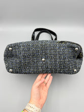 Load image into Gallery viewer, Chanel Tweed Ligne Cambon tote with pink interior