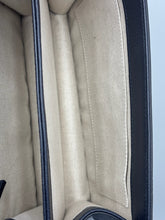 Load image into Gallery viewer, Gucci GG Supreme Monogram Textured Dollar Calfskin Web Small Ophidia Padlock Top Handle Bag Beige Ebony New Acero