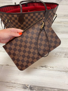 Louis Vuitton Neverfull MM ebene with pouch