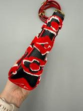 Load image into Gallery viewer, Louis Vuitton x URS Fisher Pochette tufted monogram black and red with strap