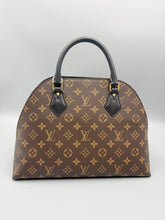 Load image into Gallery viewer, Louis Vuitton Alma BNB Monogram Canvas Black Top Handle with strap