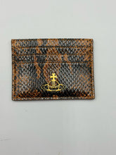 Load image into Gallery viewer, Vivienne Westwood Hazel Medium Shoulder Bag in embossed snake leather with matching wallet