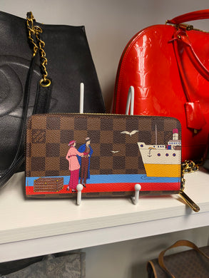 Louis Vuitton Illustre Zippy ebene wallet cruise edition