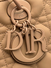 Load image into Gallery viewer, Christian Dior Ultra Matte Monochrome Cannage Medium Lady Dior tote with strap
