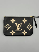 Load image into Gallery viewer, Louis Vuitton double Pochette Black bicolore with strap