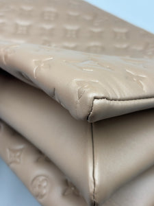 Louis Vuitton Coussin MM taupe monogram with straps