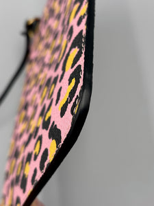 Louis Vuitton Wild at Heart Pink Neverfull pouch/wristlet