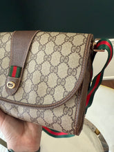 Load image into Gallery viewer, Gucci Vintage GG web clutch