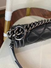 Load image into Gallery viewer, Chanel Black Medium Boy Bag with Ruthenium hardware