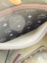 Load image into Gallery viewer, MCM Large Black Visetos Magnum collab tote with pouch