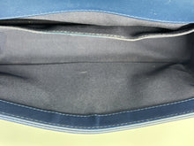 Load image into Gallery viewer, Chanel Old Medium Iridescent chevron blue boy bag