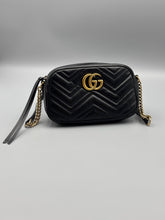 Load image into Gallery viewer, Gucci Small Marmont Camera crossbody black