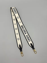 Load image into Gallery viewer, Louis Vuitton Blue from Diane Bicolore Bandouliere guitar strap (not adjustable)
