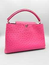 Load image into Gallery viewer, Louis Vuitton Ostrich Capucines MM pink