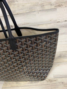 BRAND NEW Goyard St. Louis PM black tote with pouch