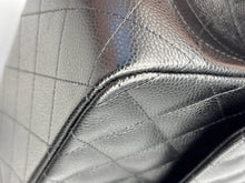 Load image into Gallery viewer, Chanel Double Flap Jumbo caviar with silver hardware