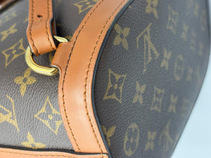 Reverse monogram Louis Vuitton dauphine backpack