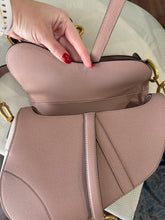 Load image into Gallery viewer, Christian Dior Blush Saddle bag with strap