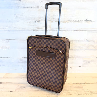 Louis Vuitton Pegase Rolling Luggage 45 carry on size