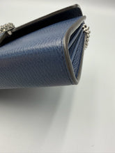 Load image into Gallery viewer, Gucci Blue Dionysus Wallet on Chain crossbody