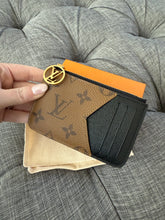 Load image into Gallery viewer, Louis Vuitton Romy card wallet reverse monogram