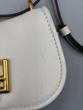 Load image into Gallery viewer, Fendi White Leather C'Mon Nano shoulder / belt / crossbody bag