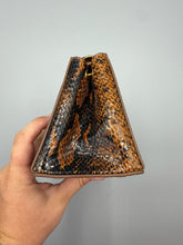 Load image into Gallery viewer, Vivienne Westwood Hazel Medium Shoulder Bag in embossed snake leather with matching wallet
