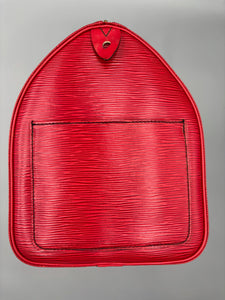 Louis Vuitton Speedy 40 red epi