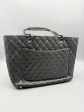 Load image into Gallery viewer, Chanel Cambon tote black with pink interior