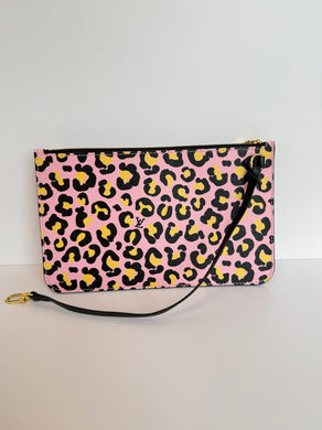 Louis Vuitton Wild at Heart Pink Neverfull pouch/wristlet